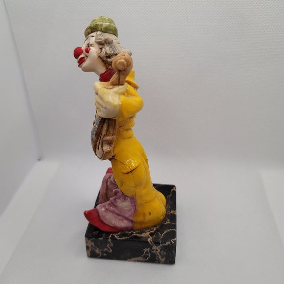Simonelli Resin Clown Figurine With Fiddle - Picture 9 of 9